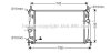 AVA MAZDA Радіатор системи охолодження двигуна 3 1.6 08- AVA COOLING MZ2254 (фото 1)