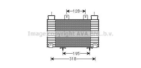 Охолоджувач наддувального повітря AVA COOLING MZA4250