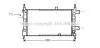 AVA OPEL Радіатор сист. охолодження двиг. KADETT E 1.2S, OHV 84- AVA COOLING OL2068 (фото 1)