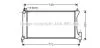 AVA OPEL Радіатор системи охолодження двигуна AGILA (A) 1.3 CDTI 03-, SUZUKI AVA COOLING OLA2386 (фото 1)