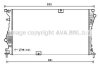 AVA RENAULT Радіатор сист. охолодження двиг. Trafic II, Opel Vivaro 2.0dCi/CDTi 06- AVA COOLING RT2601 (фото 1)