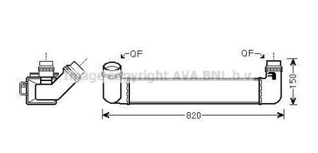 AVA RENAULT Інтеркулер Fluence 1.5dCi/2.0 16V 10- AVA COOLING RTA 4461