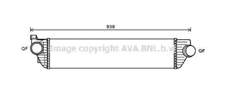 Інтеркулер NISSAN NV 400, OPEL MOVANO B (10-) (AVA) AVA COOLING RTA 4498