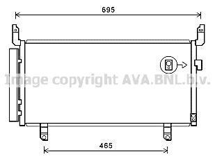 AVA Радіатор кондиціонера SUBARU FORESTER (2013) 2.0 TDI (AVA) AVA COOLING SU5104D