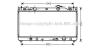 Радіатор охолодження двигуна Toyota Camry 2,4i 01>06 AT AC+/- AVA AVA COOLING TO 2282 (фото 1)