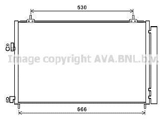 AVA TOYOTA Радіатор кондиціонера (конденсатор) з осушувачем Rav 4 IV 12- AVA COOLING TO 5679D