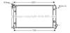 AVA TOYOTA Радіатор сист. охолодження двиг. Avensis, Corolla 1.4/2.0 D-4D 02- AVA COOLING TOA2386 (фото 1)