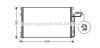 AVA VOLVO Радіатор кондиціонера C30 06-, C70 II 06-, S40 II 04-, V50 04- AVA COOLING VOA 5150 (фото 1)
