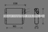 Радіатор обігрівача салону Volvo S60 (10-), S80 (06-), XC60 (08-),XC70 (07-)/Range Rover Evoque (11-) AVA AVA COOLING VOA6163 (фото 1)