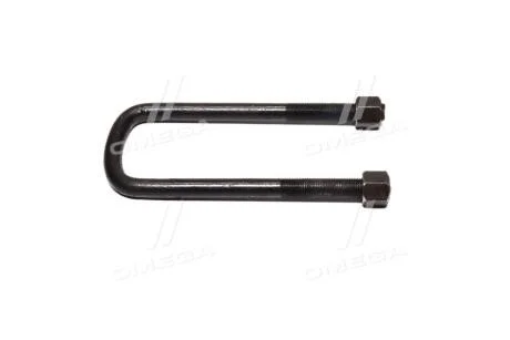 Скоба кріплення ресори (стремянка) передньої Еталон, ТАТА М16х1,5 L=210 коротка з гайкою (Сам Автрамат А079.04-2902409