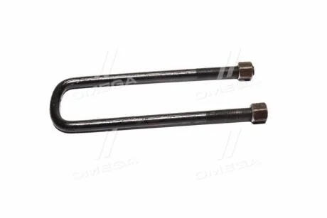 Скоба кріплення ресори (стремянка) задньої Еталон, ТАТА М16х1,5 L=275 коротка з гайками (Самб Автрамат А079.04-2912409