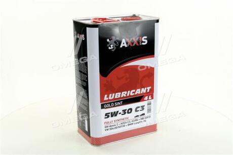 Олива моторн. 5W-30 C3 504/507 (Каністра 4л) Axxis 48021043865