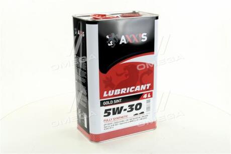 Масло моторн. 5W-30 Gold Sint (Каністра 4л) Axxis 48021043868