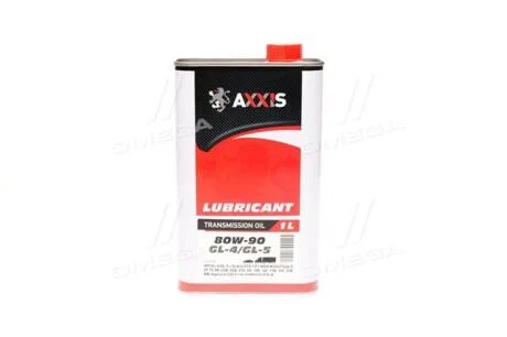 Олива трансміс. 80W-90 GL-4/GL-5 (Каністра 1л) Axxis 48021043902