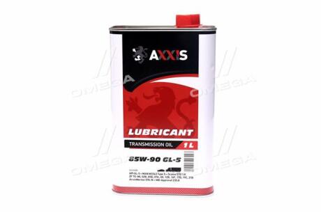 Олива трансміс. 85w-90 (Каністра 1л) Axxis 48021043917