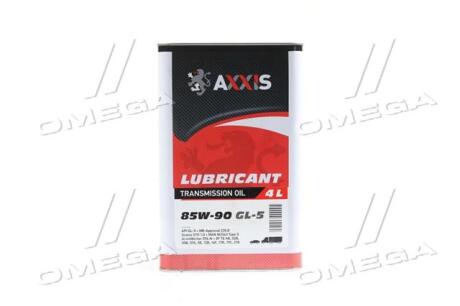 Олива трансмiсс. 85w-90 (Канiстра 4л) Axxis 48021043918