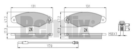 Автозапчасть Bendix 510351