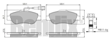 Автозапчасть Bendix 510559