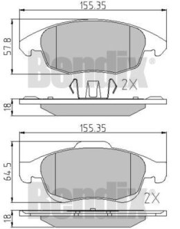 Автозапчасть Bendix 510565