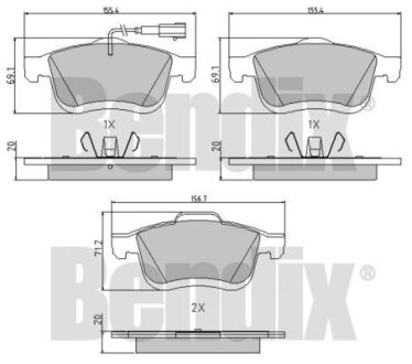 Автозапчасть Bendix 510751