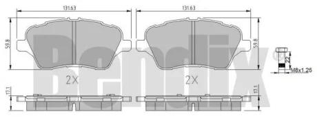 Автозапчасть Bendix 511114