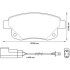 Колодки тормозные задние (с датчиком) (система BOSCH) Ford Transit 06-14 Bendix 573277B (фото 1)