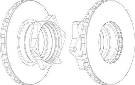 Гальмівний диск BERAL BCR165A