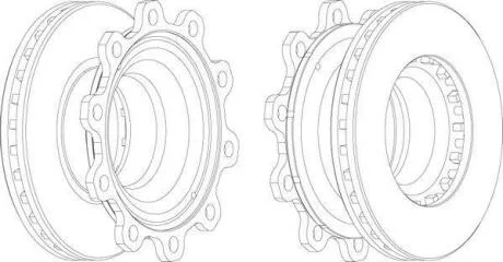 Гальмівний диск BERAL BCR193A