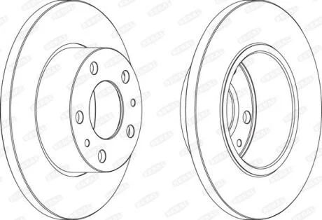 Гальмівний диск BERAL BCR195A