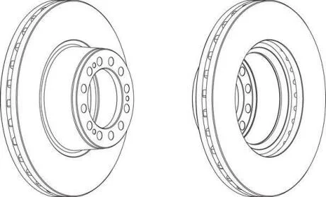 Гальмівний диск BERAL BCR201A