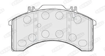 Гальмівні колодки, дискові BERAL BCV29032T
