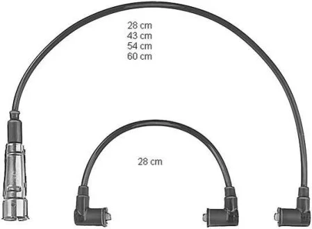 - Комплект проводів запалювання BERU ZE590