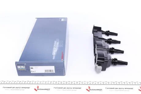 Катушка зажигания CITROEN (BERLINGO/C2-C4/XSARA)/PEUGEOT(206/307/1007/PARTNER) 1.6 16V 00- BERU ZSE045