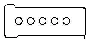 Комплект прокладок, крышка головки цилиндра BGA RK6332
