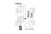 Клапан выпускной Toyota Auris 2006-2009, Yaris 2007-2009 BGA V165611 (фото 1)