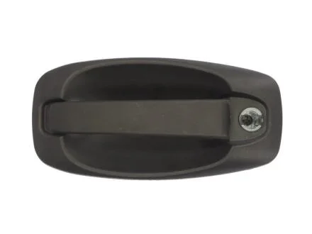 Ручка дверей передн Лів (зовнішн, з отвором для замка, чорний) CITROEN NEMO FIAT FIORINO / QUBO PEUGEOT BIPPER 11.07-04.16 BLIC 6010-07-043401P