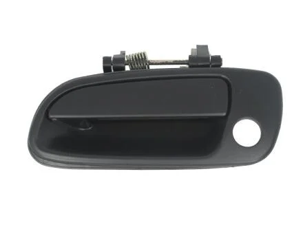 Ручка дверей передн Лів (зовнішн, з отвором для замка, чорний) TOYOTA CARINA E T19 04.92-09.97 BLIC 6010-19-017401P