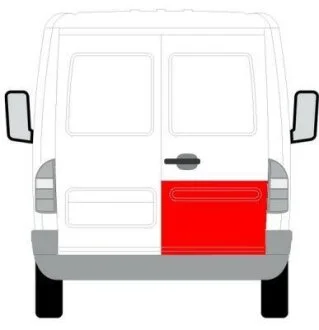 Ремчасть задней двери BLIC 6016-00-3546152P