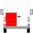 Ремчастина задньої лівої двері, (до скла) Sprinter (901-904), VW LT 95-06 BLIC 6016-00-3546155P (фото 2)