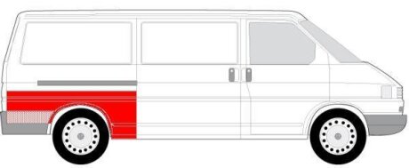 Крило заднє BLIC 6504-01-9558534P