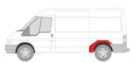 Ремкомплект заднего крыла BLIC 6504-03-2509593P