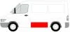 Ремкомплект бічної панелі кузова лів (42,5cm, нижня частина) MERCEDES SPRINTER 901, 902, 903, 904, 905, VW LT II 01.95-07.06 BLIC 6505-06-3546001P (фото 2)
