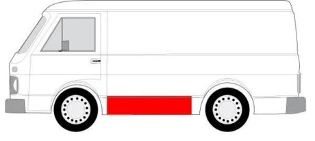 Ремкомплект бокового молдингу BLIC 6505-06-9560001P