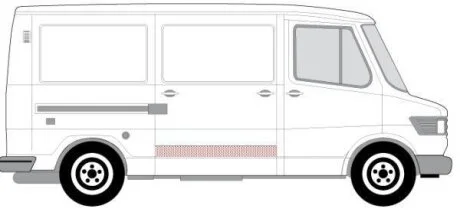 Ремонтна частина дверей BLIC 6508-01-3545170P