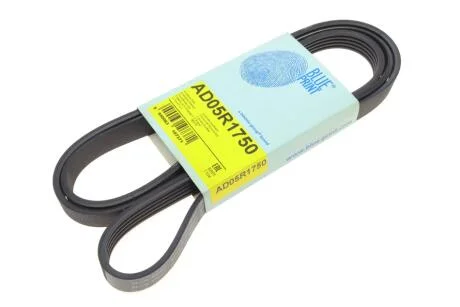 Ремінь генератора поліклиновий BLUE PRINT AD05R1750
