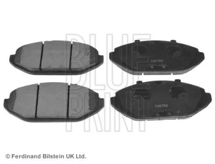 Комплект гальмівних накладок, дискове гальмо BLUE PRINT ADA104248