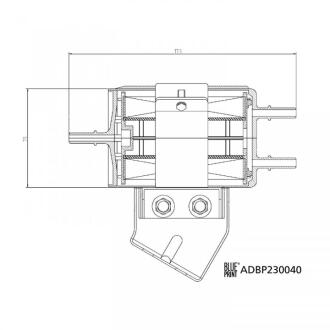 SSANGYONG фільтр палива KORANDO 2.0 12- BLUE PRINT ADBP230040