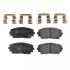 Тормозные колодки дисковые KIA PICANTO 11- передние BLUE PRINT ADG042131 (фото 1)