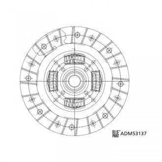 Диск сцепления BLUE PRINT ADM53137