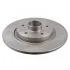 Тормозной диск с подшипником колеса, импульсным кольцом абс, гайкой оси и защитным колпачком BLUE PRINT ADR164305 (фото 1)